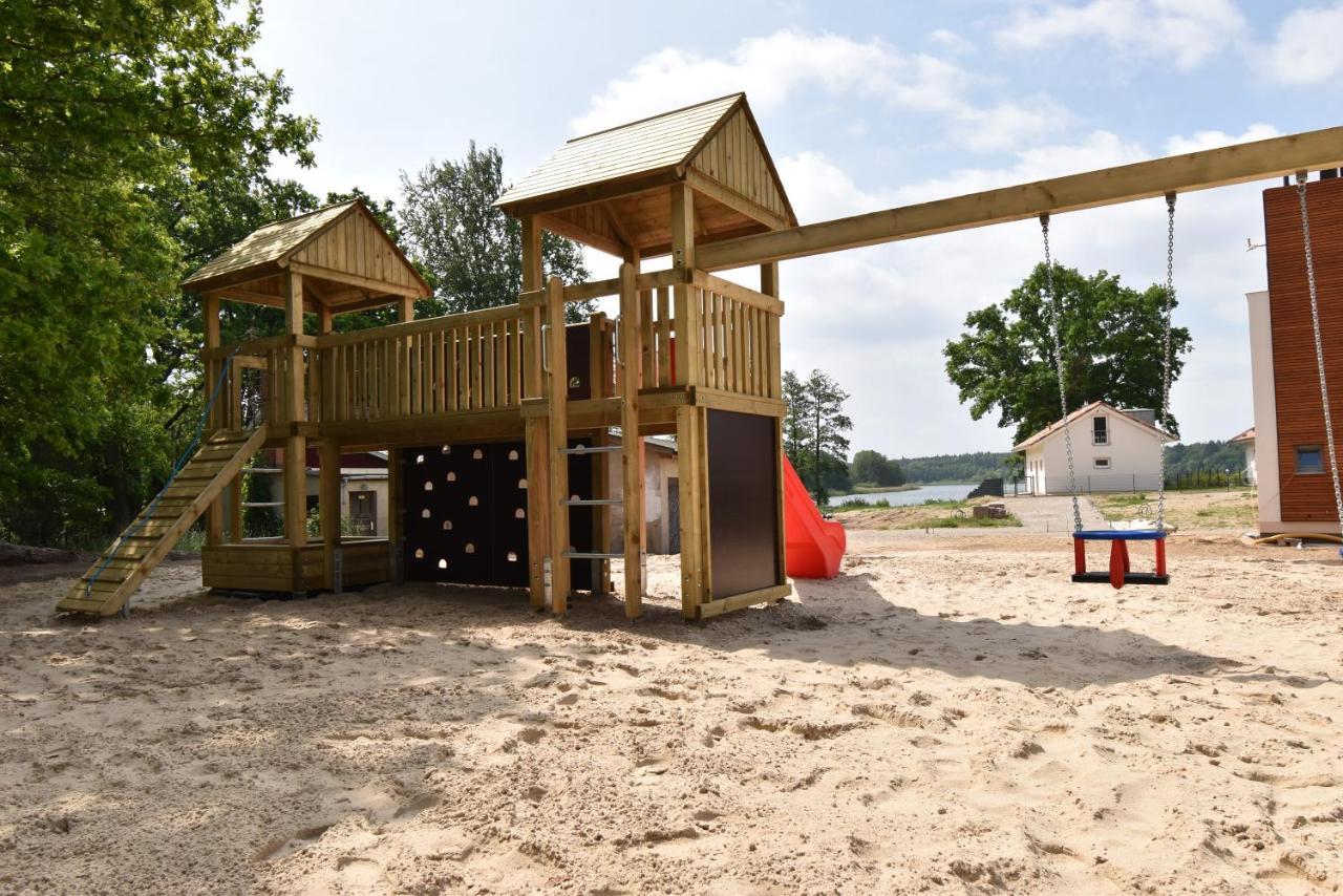 5 Sterne Ferienhaus Direkt Am See Mit Sauna-Kamin-Garten Краков-ам-Зе Екстер'єр фото